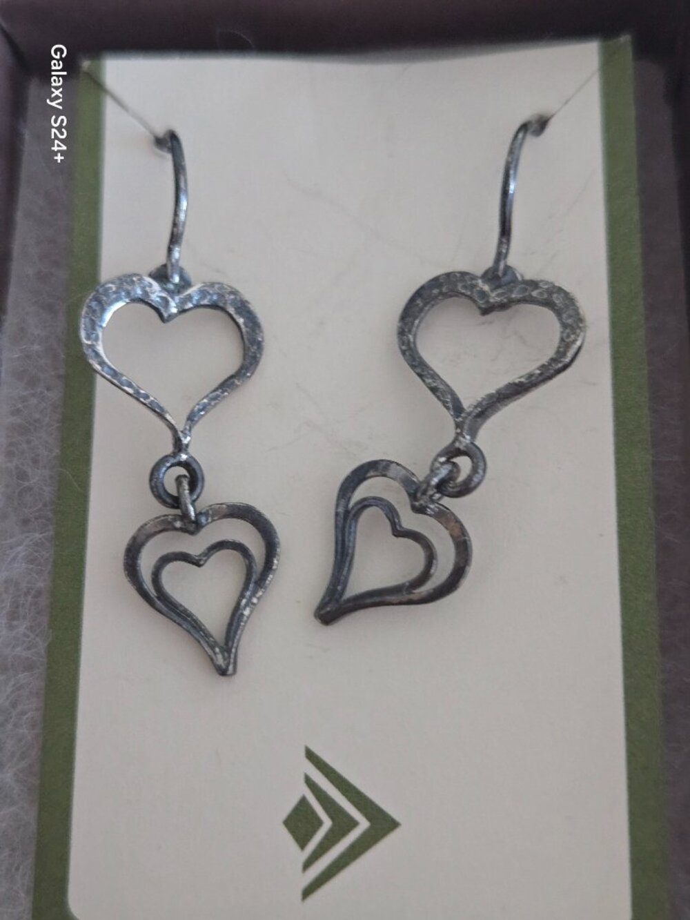 925 Silpada "Spread the Love" Earrings